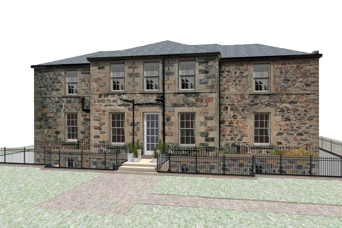 Geddes House flying stair MAAC Studio