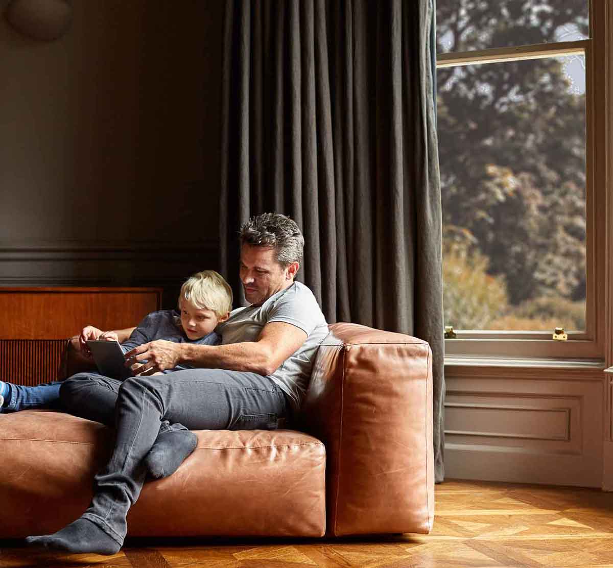 A health and comfortable interior in a retrofitted property A health and comfortable interior in a retrofitted property